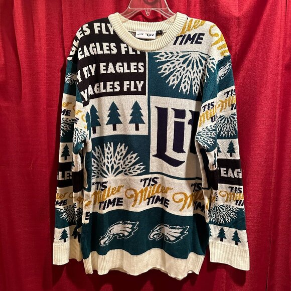 NFL Other - NFL Philadelphia Eagles and Miller Lite Ugly Sweater Size XL / New in Packaging